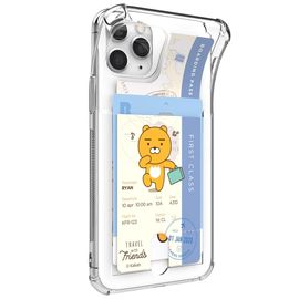 [S2B] Kakao Friends Travel Transparent Bulletproof Card Case-Transparent Case, Jelly Case, Card Storage, Slim Case-Made in Korea